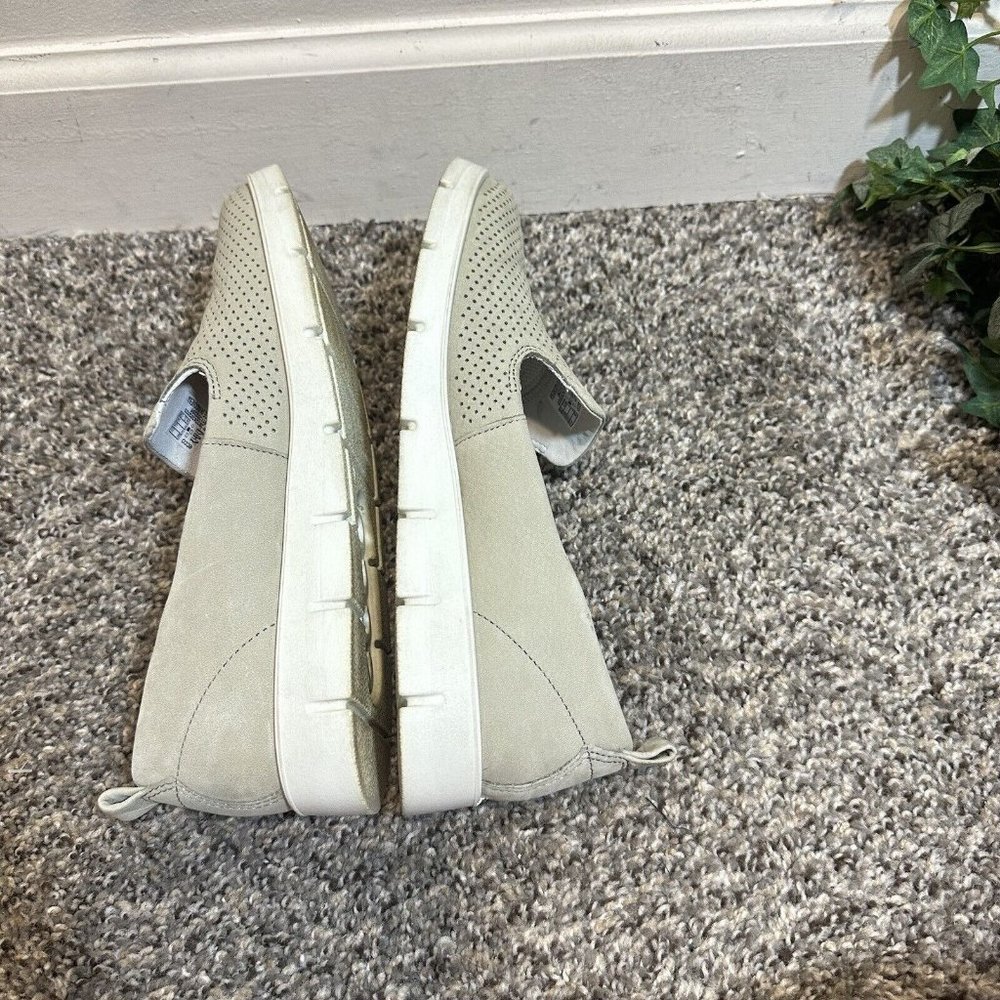 Ecco Bella Women's Size US 8 Shoes Taupe Leather Slip On Loafers - Picture 3 of 7